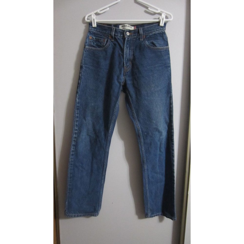 Levi's Men's Straight Leg Denim Jeans — Dark Blue